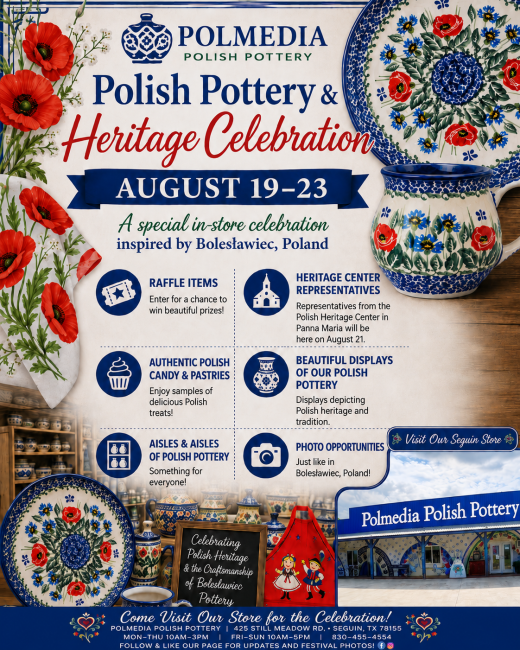 Polish Pottery & Heritage Celebration at Polmedia in Seguin, TX